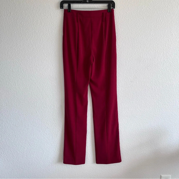 Patrizia Pepe Essential Crepe Pant Martian Red Size 40 - Picture 8 of 15